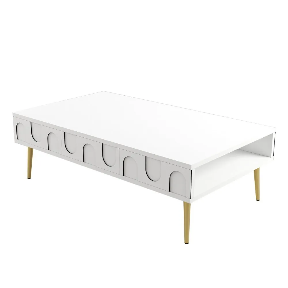 Sto za dnevnu sobu Lyon 33 White Gold
