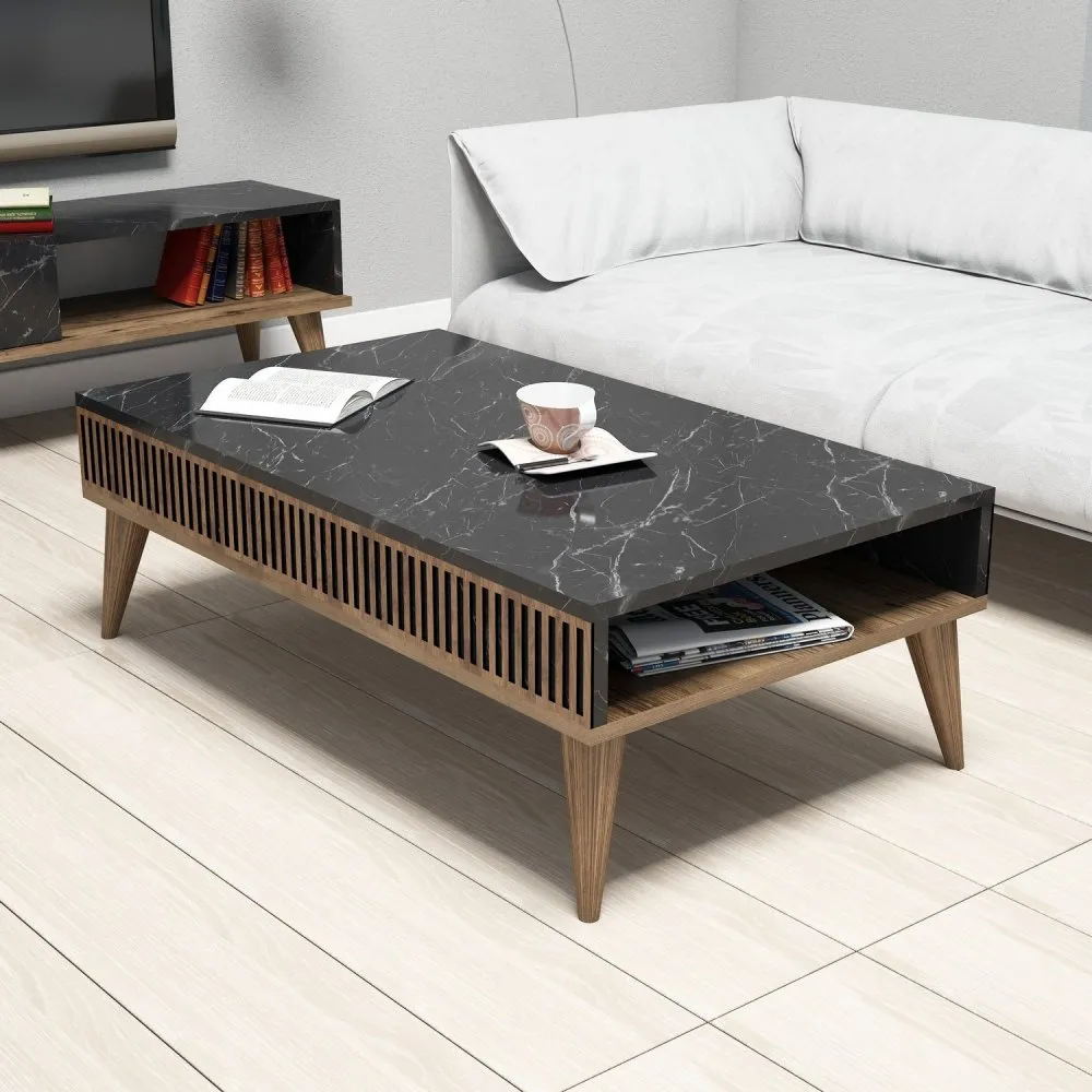 Sto za dnevnu sobu Milan Walnut Black