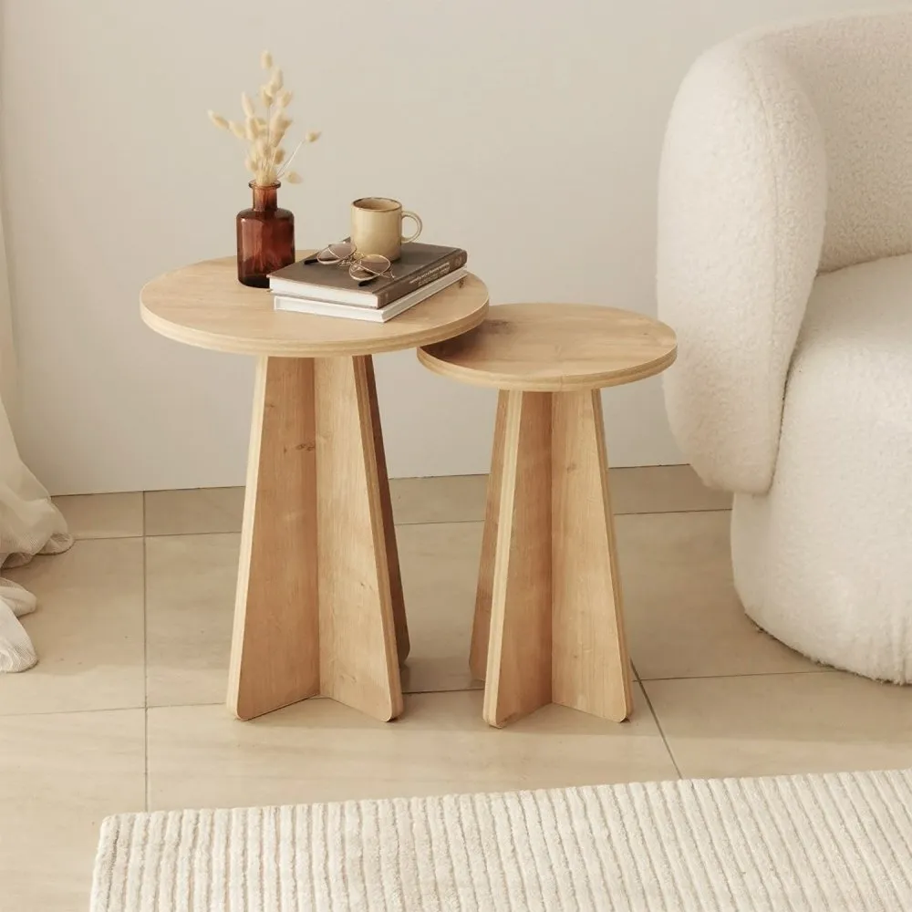 Sto za dnevnu sobu Mushroom Sapphire Oak (2 dela)
