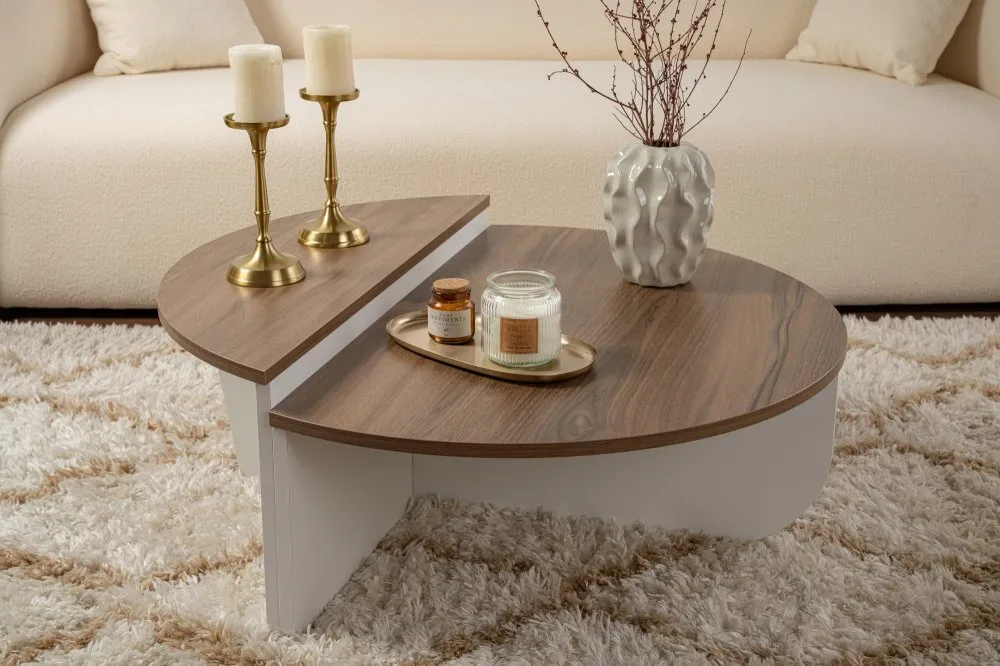 Sto za dnevnu sobu Orion Walnut White