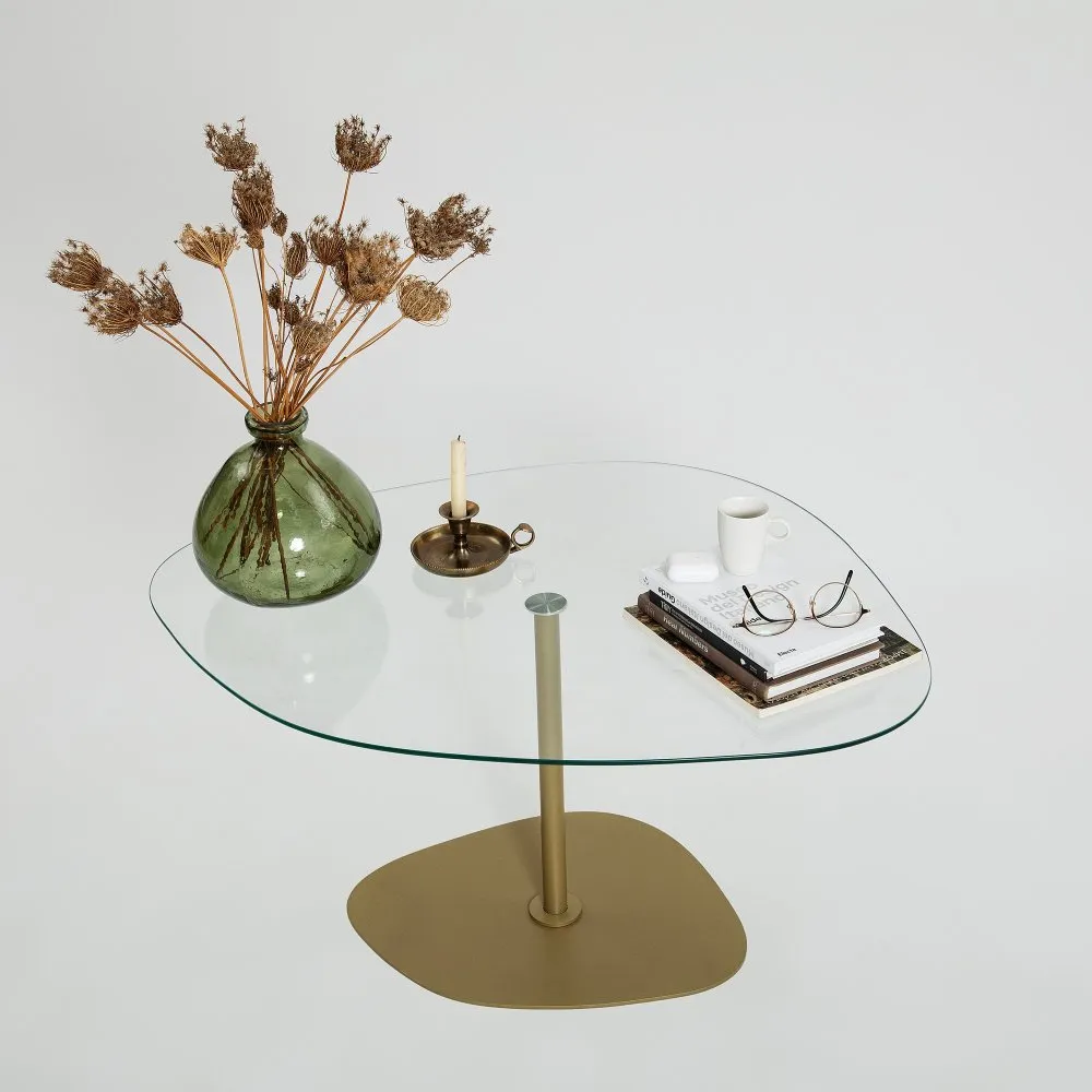 Sto za dnevnu sobu Soho Transparent Gold