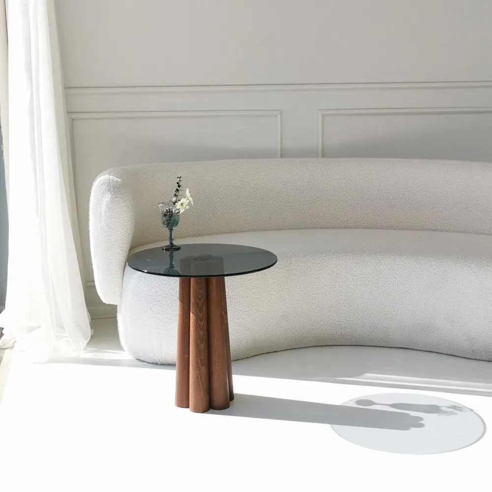 Sto za dnevnu sobu Thales Walnut Dark Grey