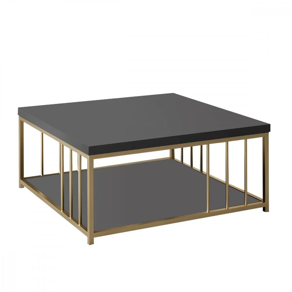 Sto za dnevnu sobu Zenn Anthracite Gold