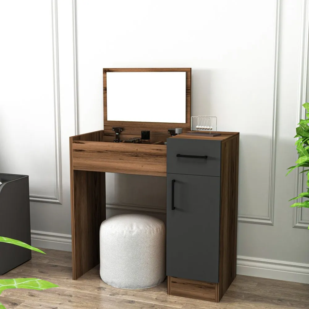 Sto za šminkanje Inci Light Walnut Anthracite