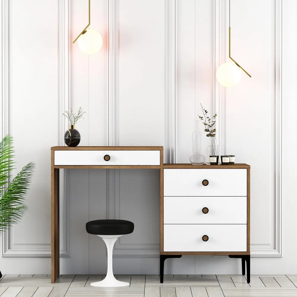 Sto za šminkanje Lizbon 551 Walnut White
