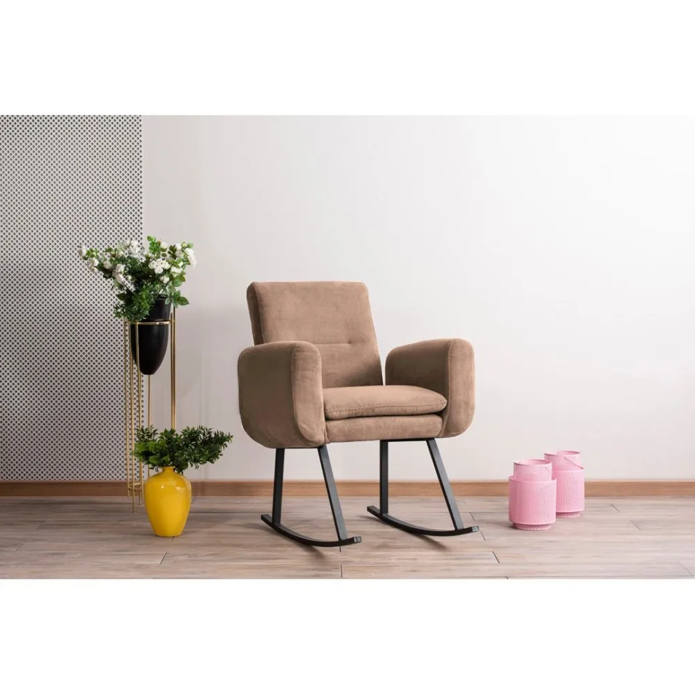 Stolica za ljuljanje Kono Light Brown
