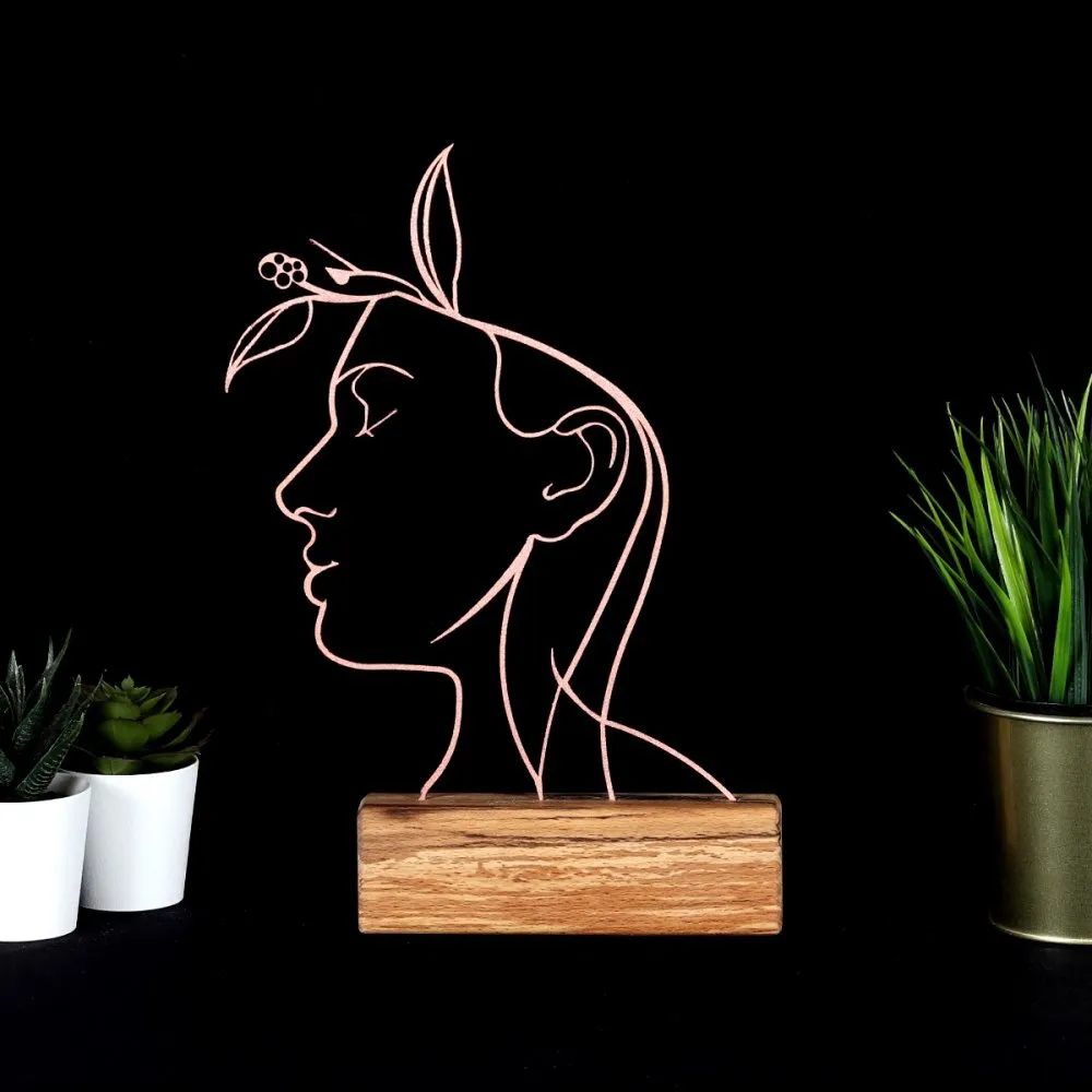 Stona dekoracija Woman Bronze