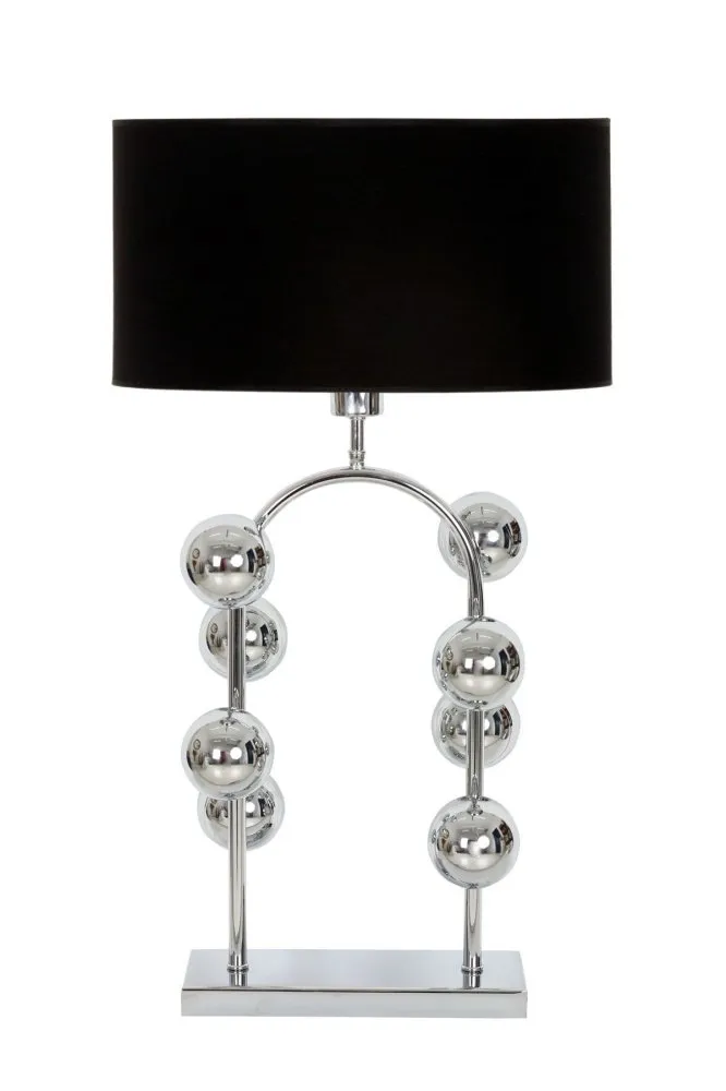 Stona lampa Cabil Chrome Black