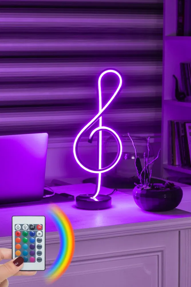 Stona lampa Monet Black Multicolor