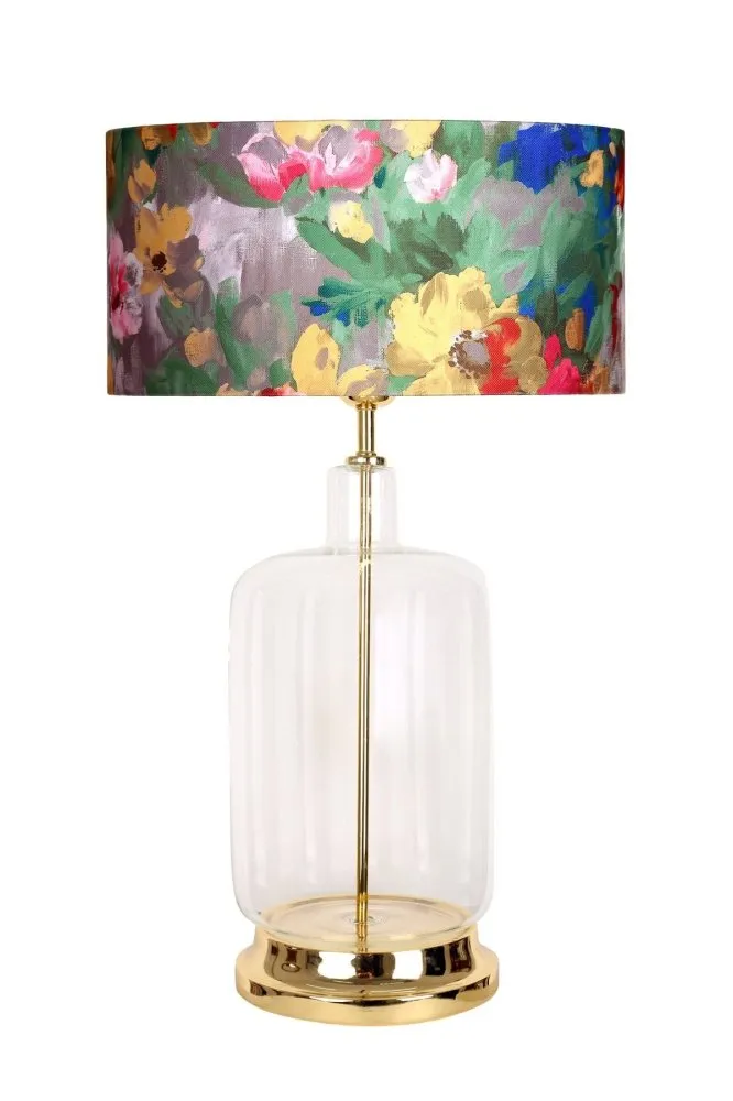 Stona lampa Rouen Gold Ayakli Glass
