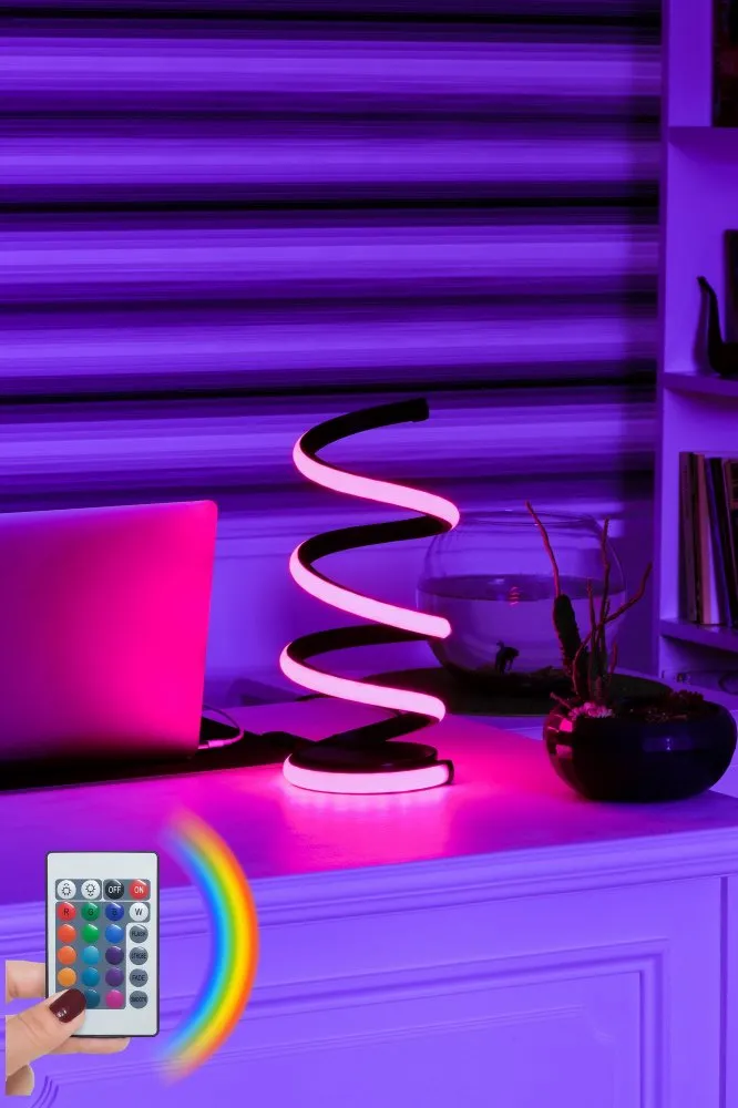 Stona lampa Vermeer Black Multicolor
