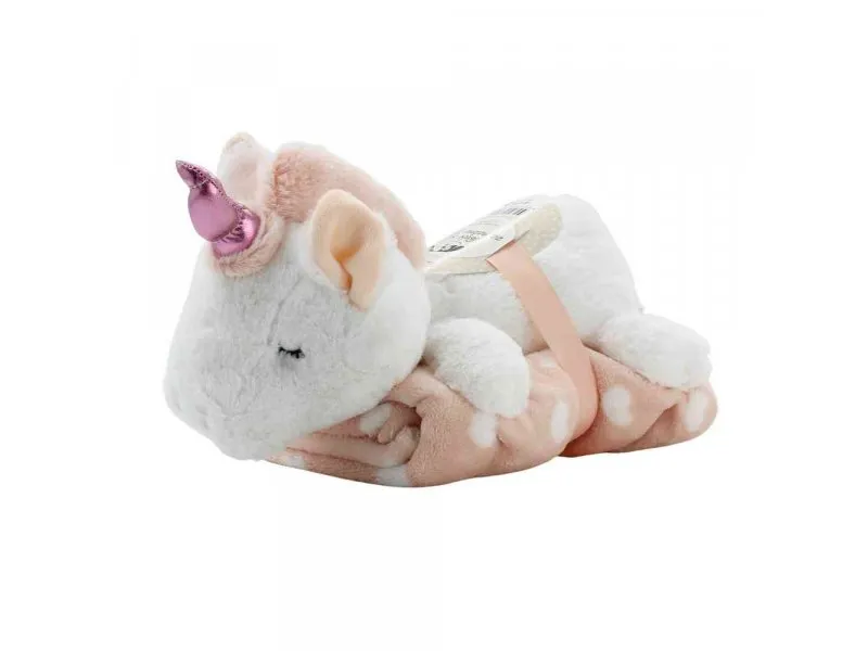 sweet dreams ćebe i igračka jednorog roze ( YD630305 )