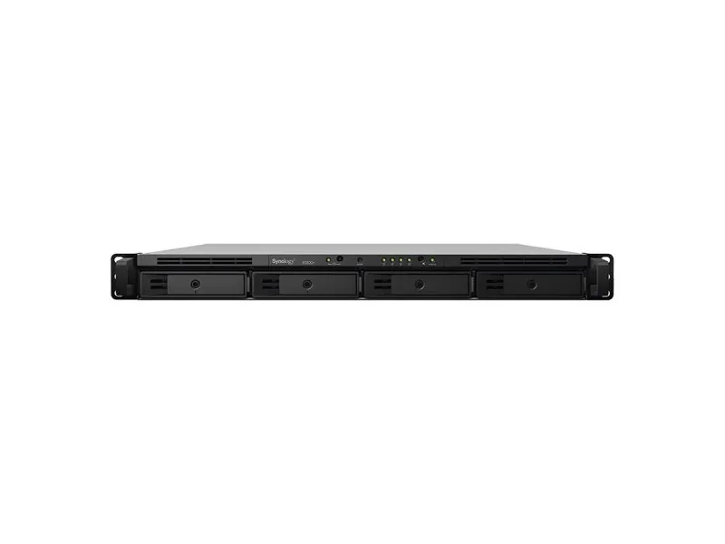 RackStation RS822RP+ Rack 1U AMD Ryzen V1500B 2 GB DDR4 ECC SODIMM 4 x HDD bays 4 x RJ-45 1GbE LAN Port redundant power supply