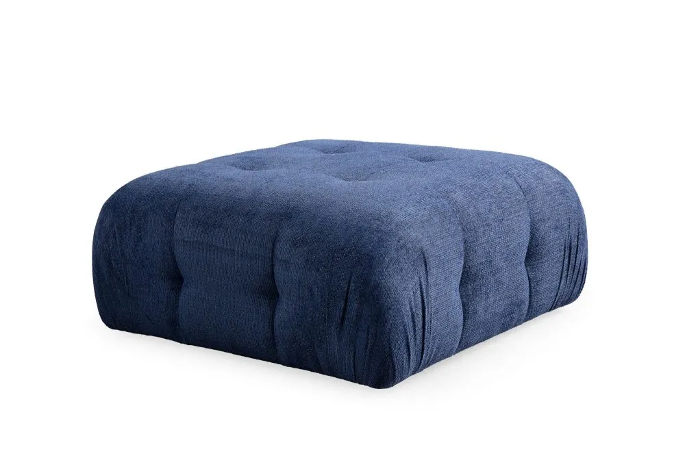 Tabure Amaris Pouffe Navy Blue