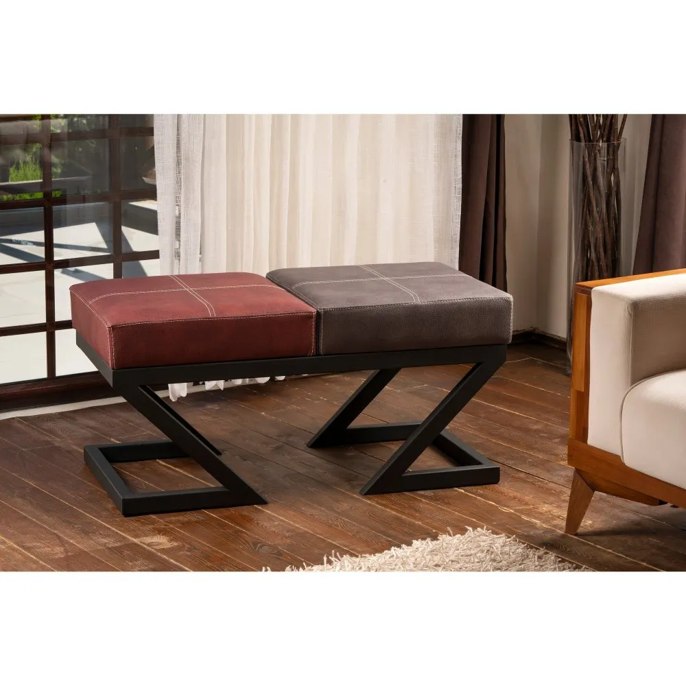 Tabure Brda Anthracite Claret Red