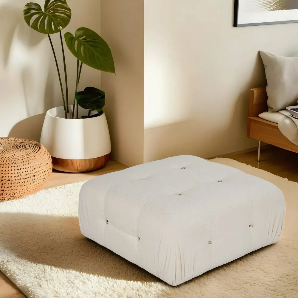 Tabure Bubble Pouffe Beige