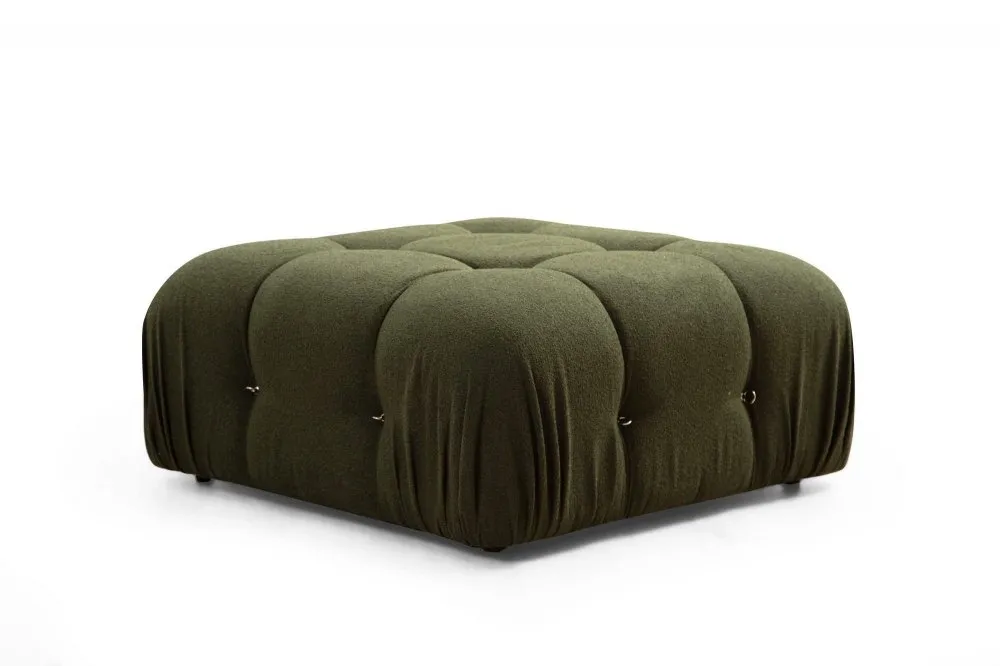 Tabure Bubble Pouffe Green