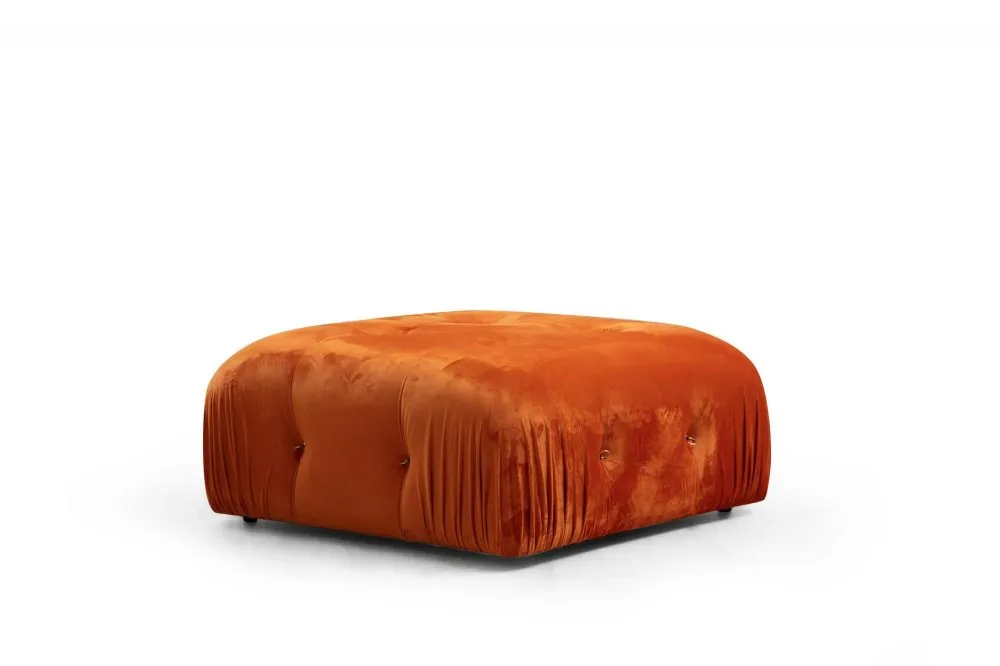 Tabure Bubble Pouffe Orange