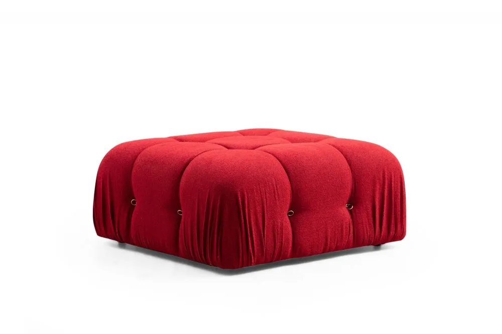 Tabure Bubble Pouffe Red