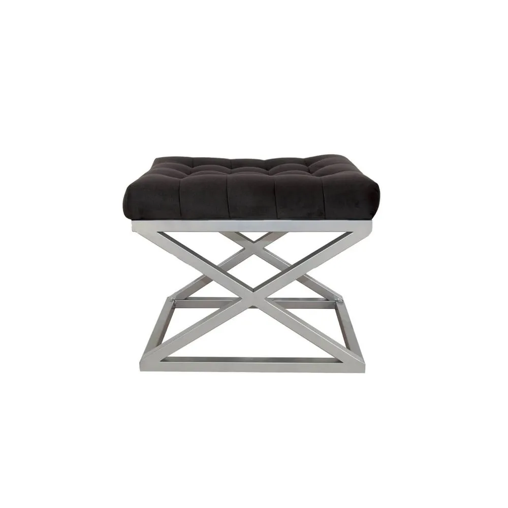Tabure Capraz Silver Black