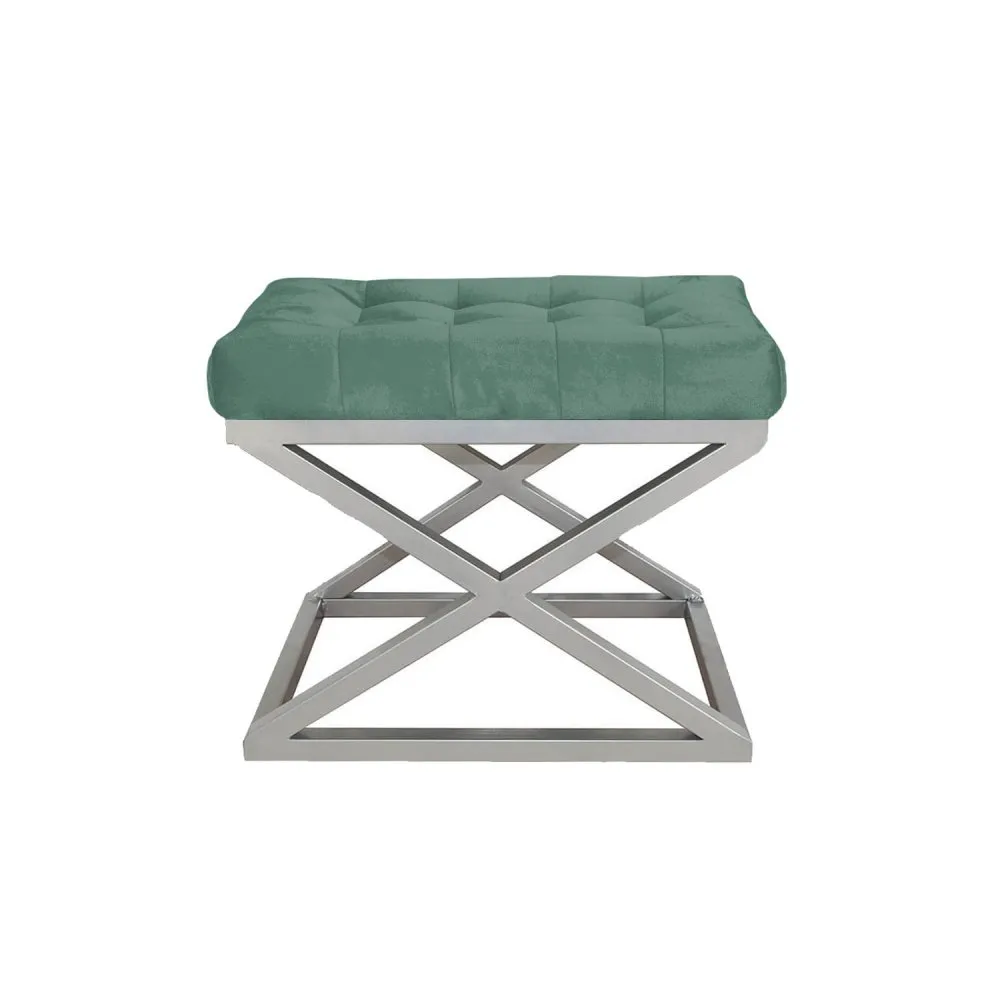 Tabure Capraz Silver Green