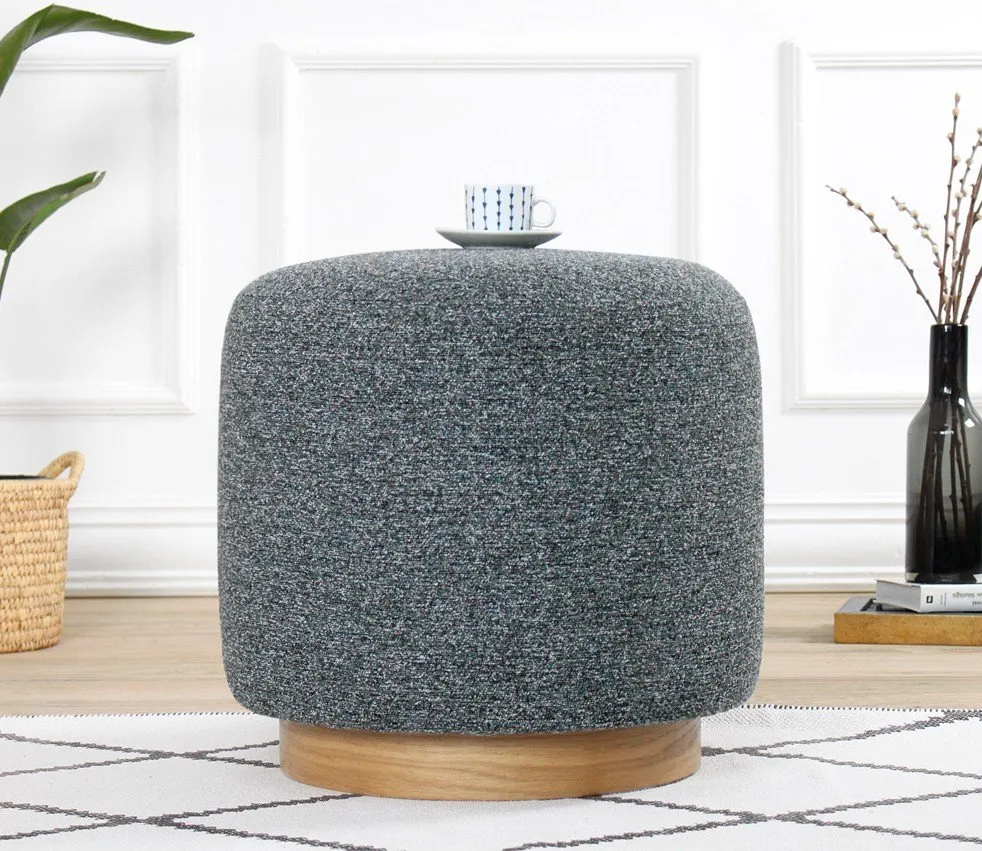 Tabure Cheriton Puf Grey