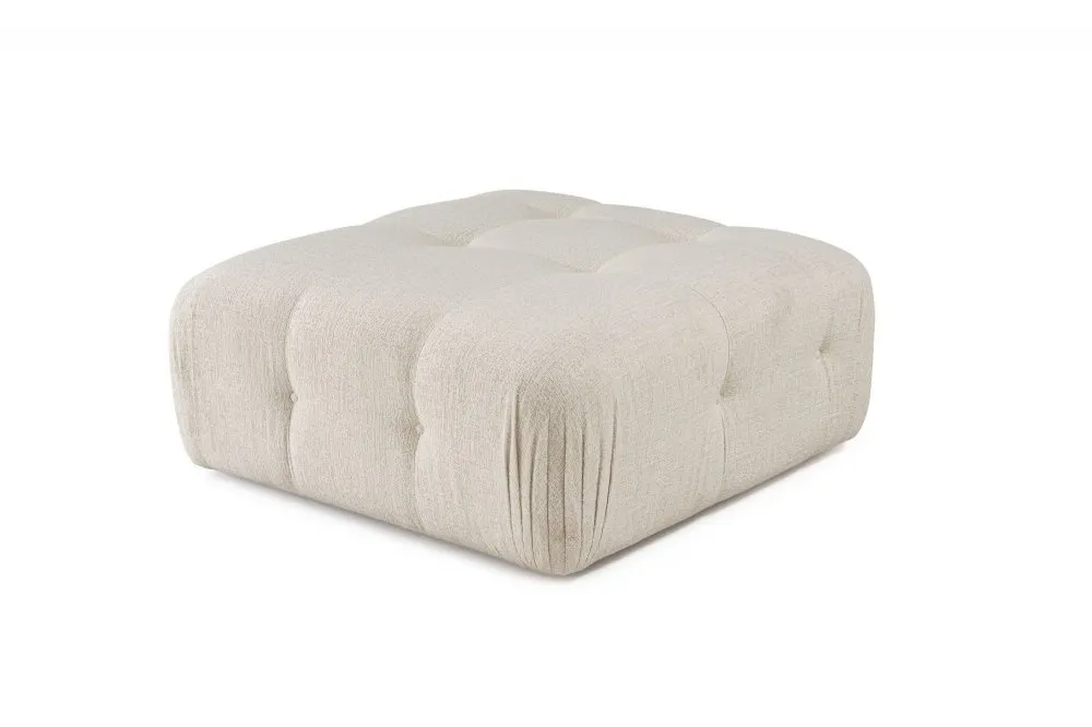 Tabure Doblo Pouffe Cream