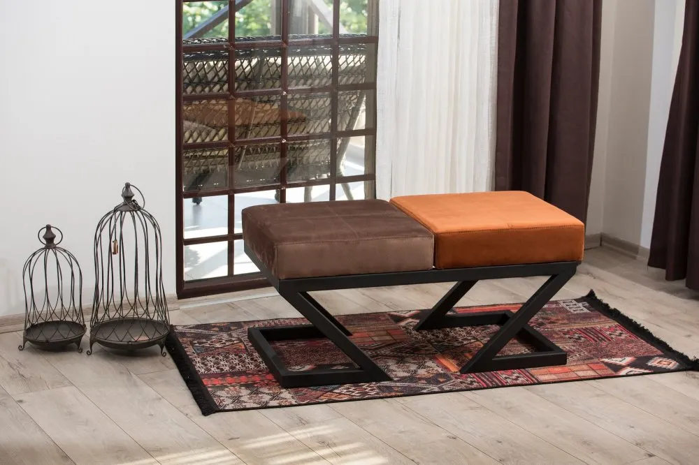Tabure Eda Brown Orange