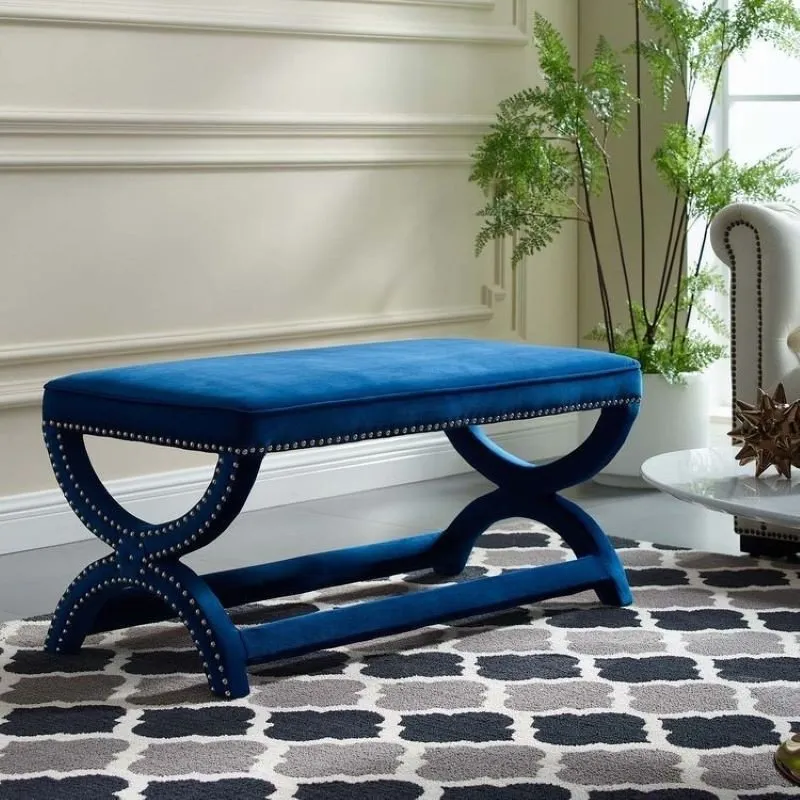 Tabure Felice Halka Pouffe 120 Dark Blue
