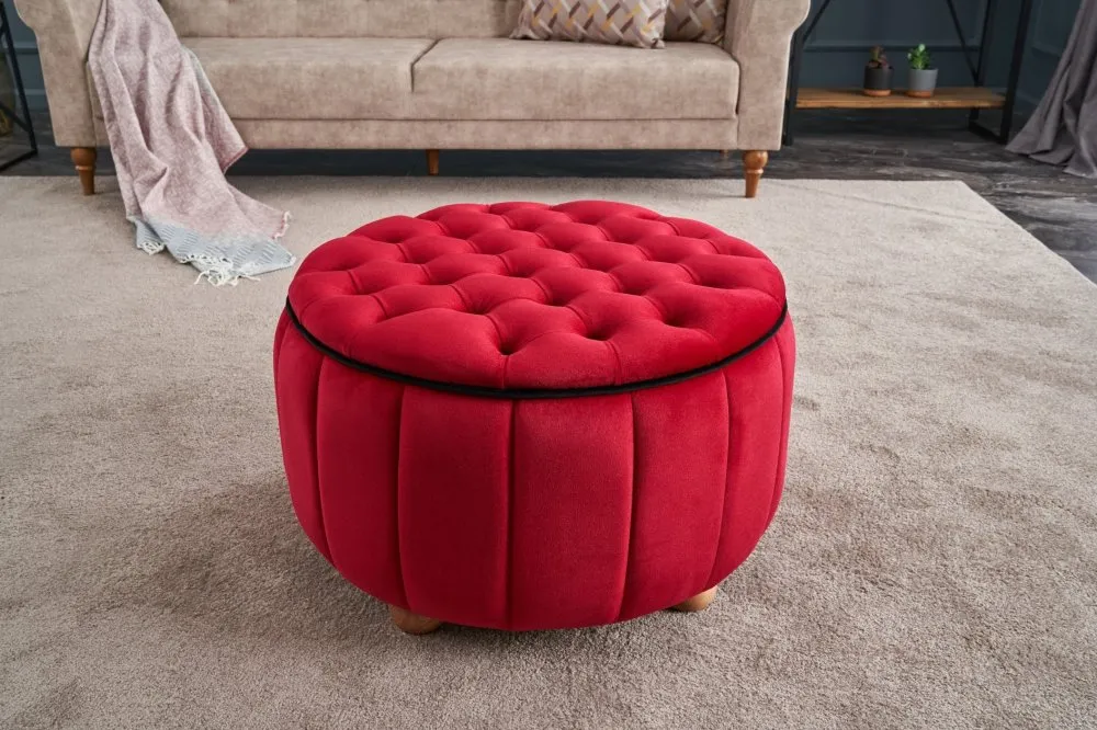 Tabure Jasmin Puf Red