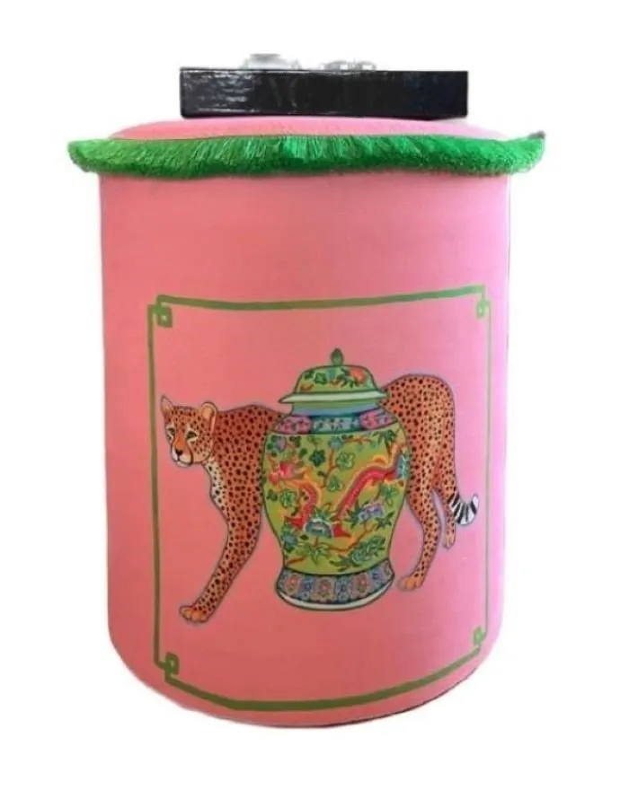 Tabure Jungle Scar Pouffe Pinkytiger