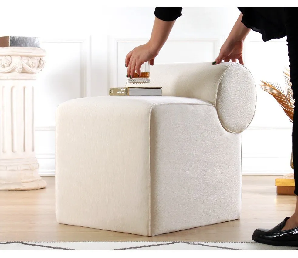 Tabure Linburg Puf Cream