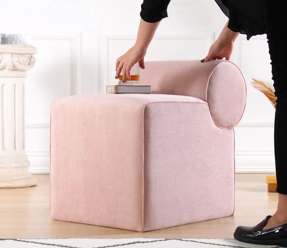 Tabure Linburg Puf Pink