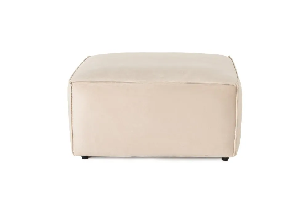 Tabure Lora Pouffe Cream