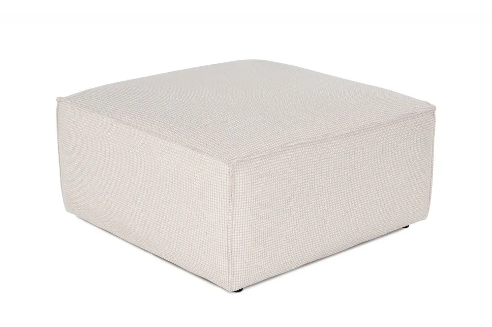 Tabure Lora Pouffe White