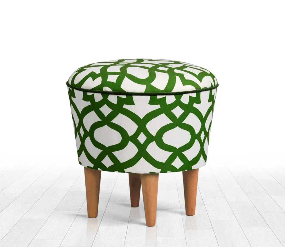 Tabure Moss Green White