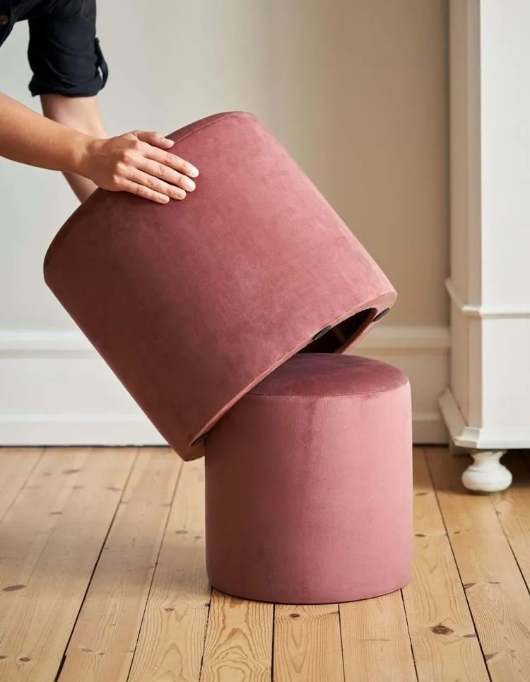 Tabure Nilka Matruska Pouffe Pink