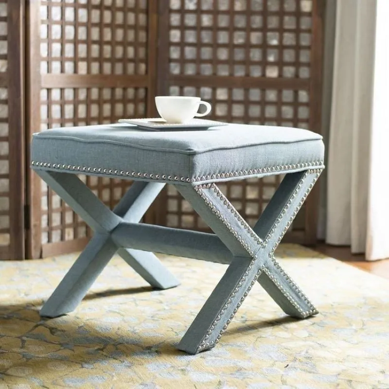Tabure Pelona Capraz Pouffe 60 Baby Blue