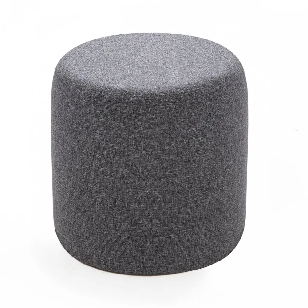 Tabure Silindir Puf Anthracite