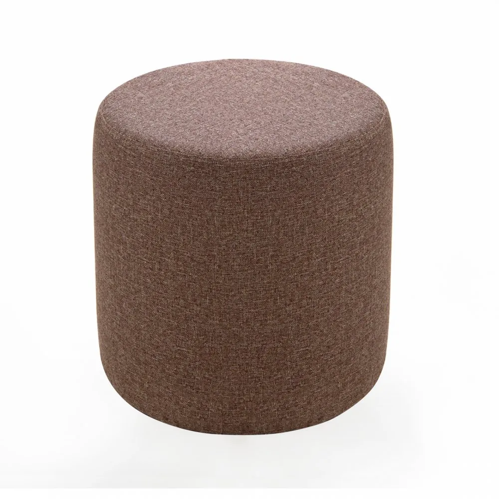 Tabure Silindir Puf Brown
