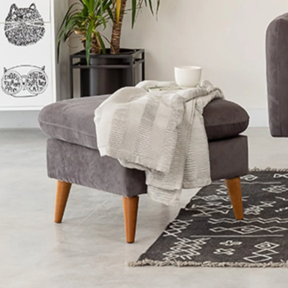 Tabure Sofia Puf Anthracite