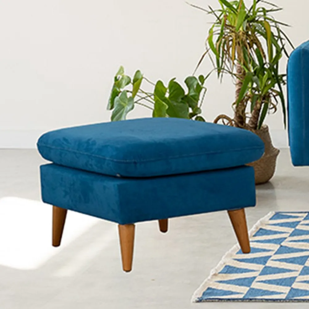 Tabure Sofia Puf Dark Blue
