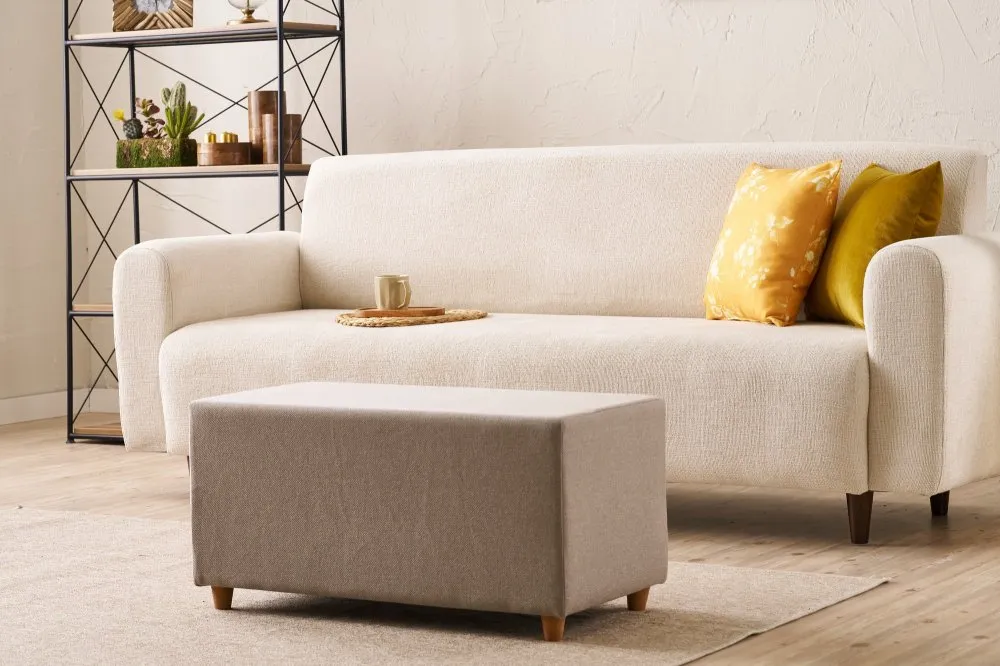 Tabure Urla Beige