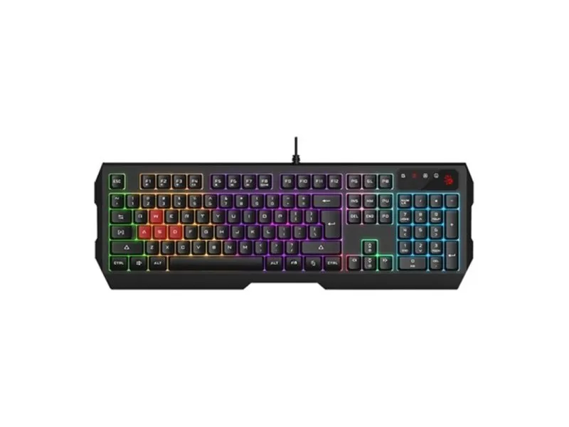 Tastatura B135N (NEON LED), black, USB, US layout