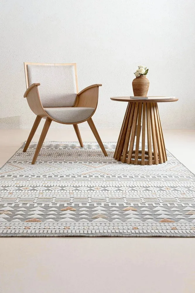 Tepih (157x230) 65550A Sand Cream Grey