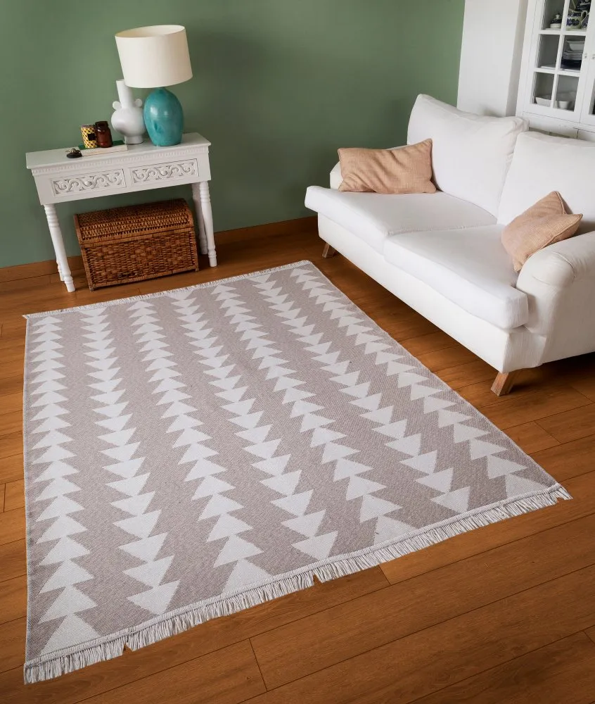 Tepih (160x230) 22994A White Beige