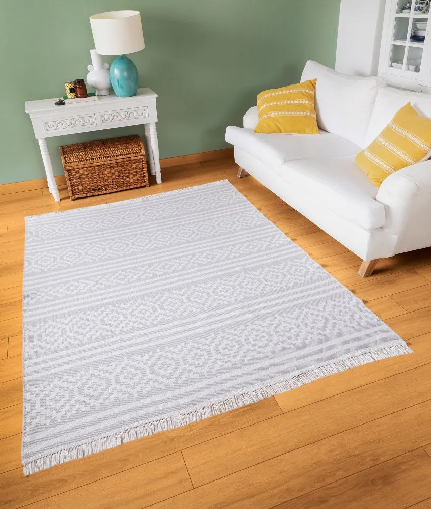 Tepih (160x230) 22996A White Grey