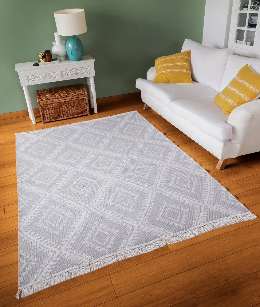 Tepih (160x230) 22997A White Grey