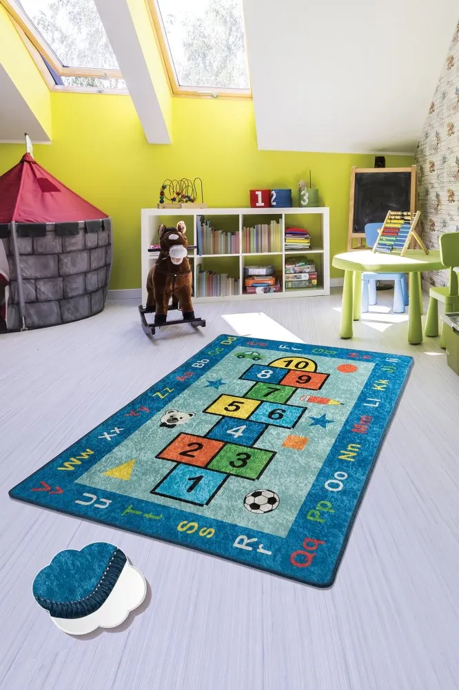 Tepih (200 x 290) Seksek Blue