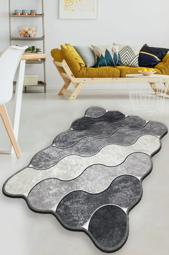 Tepih (200x290) Circle Grey